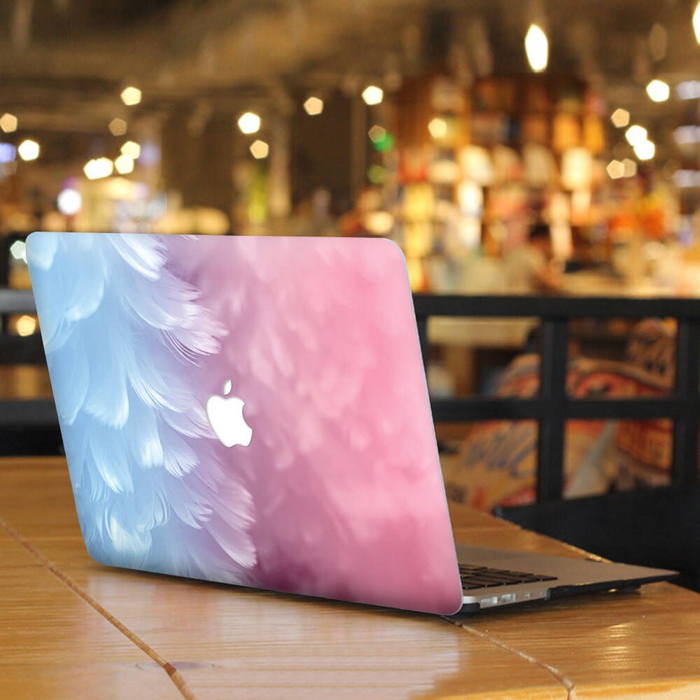 Fantasy feather Vinyl kalkomania naklejka na DIY MacBook Air Pro Retina 11 13 15 cal naklejka na Mac Laptop pełna pokrywa naklejka skóry