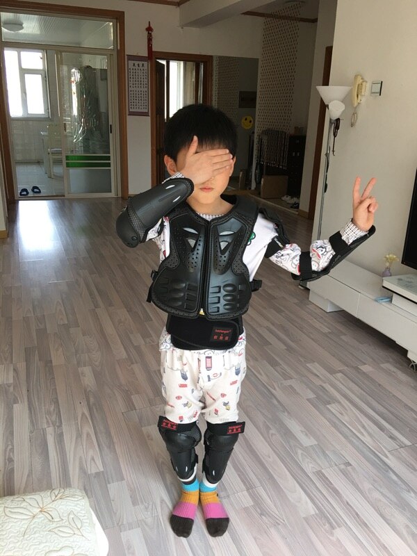 SX081 motorcycle care children armor armor suit child protection suit sports knee care elbow fast ship