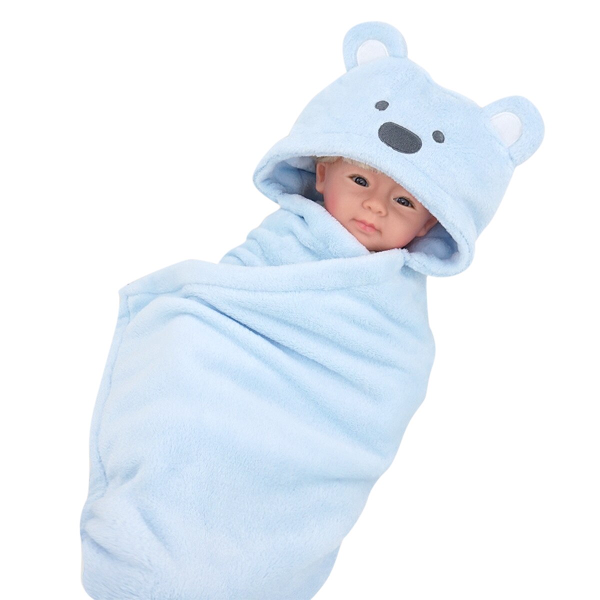 2021 moda gorąca sprzedaż dziecko otrzymać koc Super miękki ręcznik kąpielowy zimowy ciepły pieluszki zawinąć z kapturem dla chłopców dziewcząt hurtowych