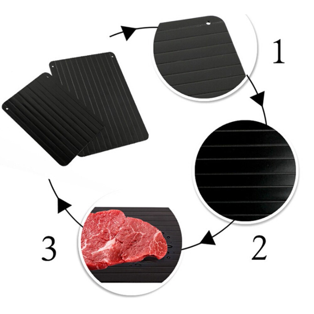Fast Rapid Thawing Defrosting Tray Kitchen Safe Defrost Meat Or Thaw Frozen Food Accessories