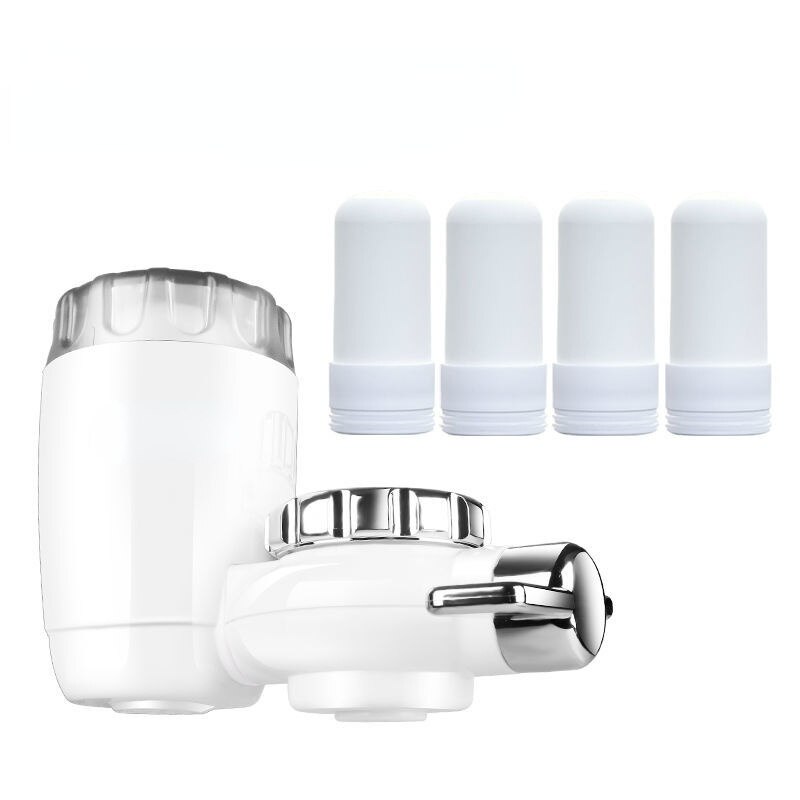 Wasserfilter Wasserhahn Filter Allgemeine Küche klopfen Wasser Vor Filterung Direkt Trinken Luftreiniger Wasserhahn Verlängerung klopfen Wasser Filter: 4 Filter Elemente