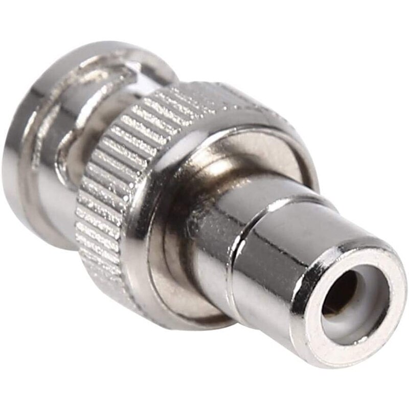 10 sztuk BNC męski na AV RCA żeńskie adapter do złącza dla System CCTV