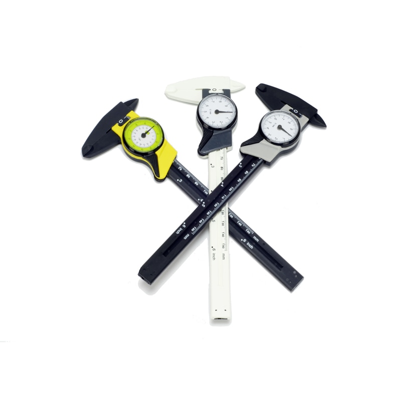 150mm 6inch dial caliper 0-150MM Pure plastic vernier caliper with dial plastic caliper gauge Vernier Calipers
