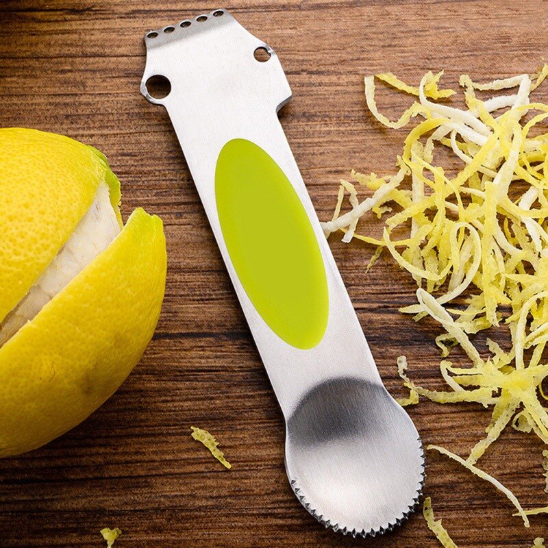 Lemon Zester Grater Stainless Steel Orange Citru Kitchen Peeler Tool Oranges Slicer Zester