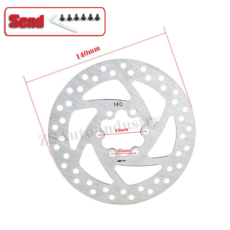 Guida mountain bike bicicletta elettrica scooter freno idraulico in acciaio inossidabile accessori originali 110-160: 6-H 140B