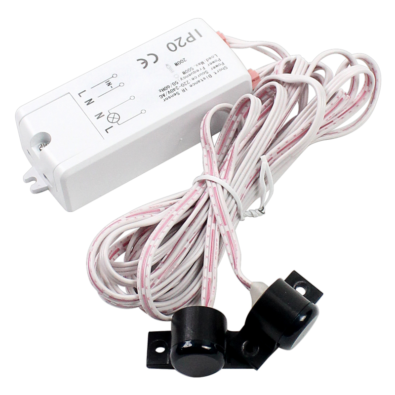 AC220V dual cabinet door sensor switch, door opening trigger, cabinet wardrobe drawer LED light controller with motion function