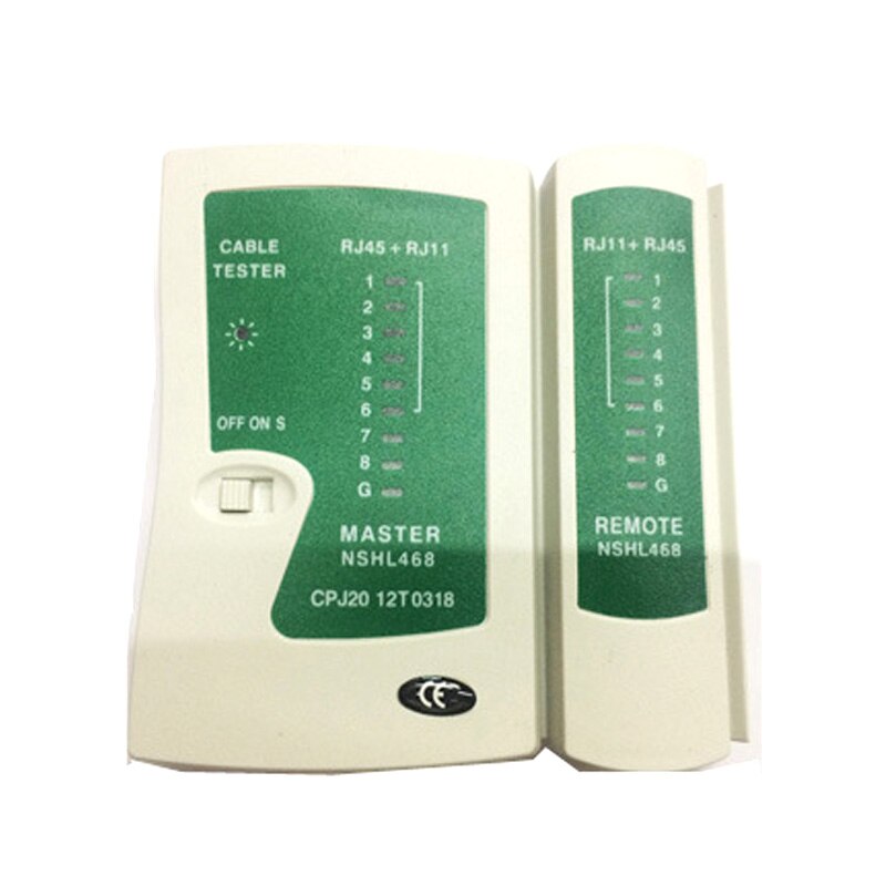 10 Pcs Network Repair Tool Kit/Sets LAN Cable Tester RJ45 Crimp Wire Cutter Pliers Maintenance Tool Set Bag Household Tool Kit