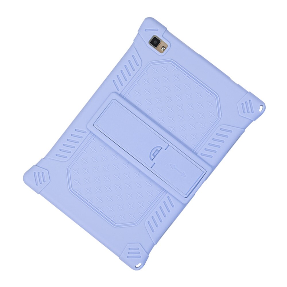 Soft Silicon Case Voor Teclast M40 10.1 Inch Funda Tablet Cover Case Voor Teclast M40 Stand Bescherm Shell: Purple