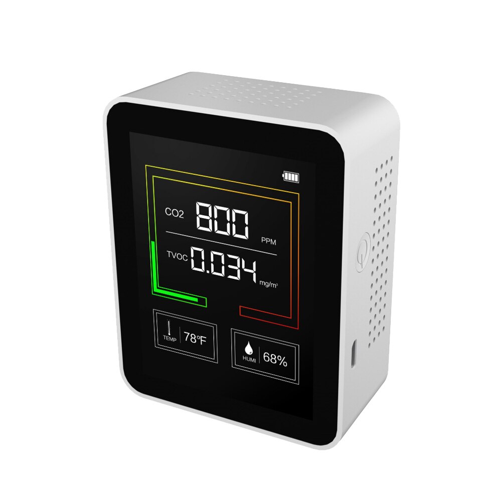CO2 Meter Temperature and Humidity Detector Portab... – Grandado