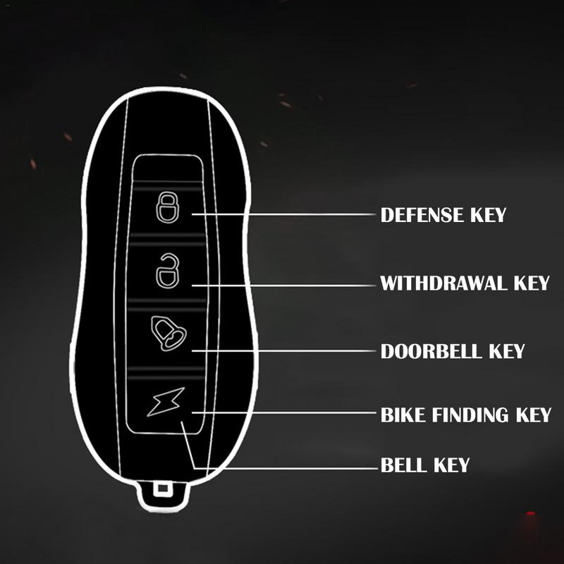 USB Rechargeable Wireless Remote Control Anti-Theft Vibration Motorcycle Bike Bicycle Security Lock Alarm 110dB Bike Bell