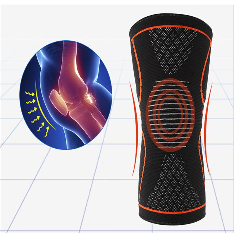 1PC Knie Unterstützung Knie Pads Brace Knie Protector Gym Gewichtheben Knie Wraps Verband Straps Schutz Kompression Knie Brace suppor