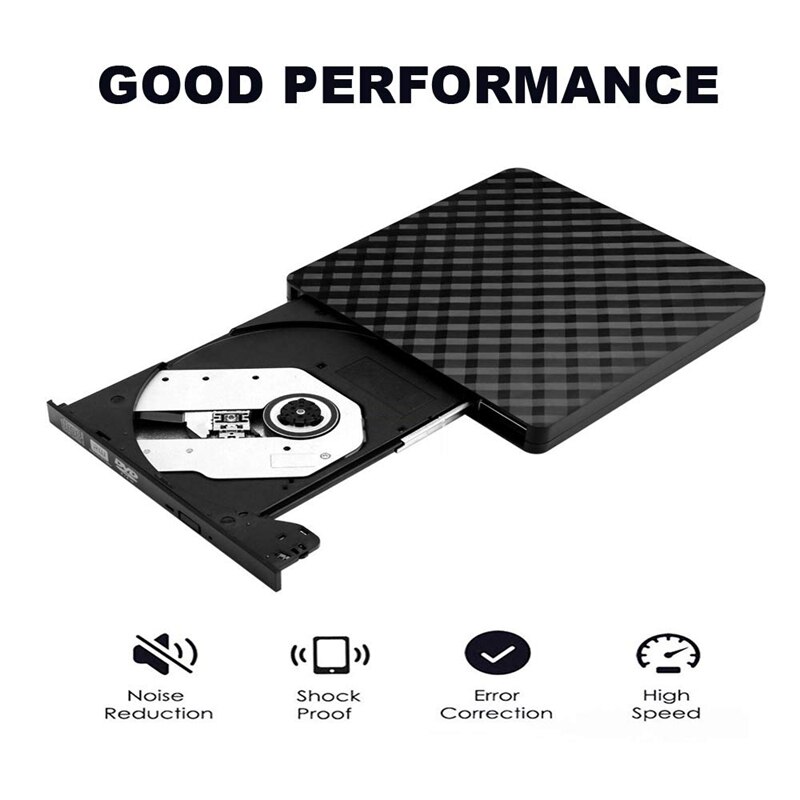 Externe usb bluray drive bluray bd cd dvd speler 3d usb 3.0 type-c brander voor laptop desktop mac os windows  xp 7 8 10