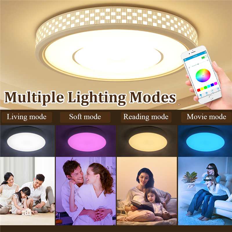 36W/48W/72W LED Ceiling Light Retrofit Lamp Emergency Replace PCB Kit LED Ring Tube Lamp with Driver WiFi APP smart control