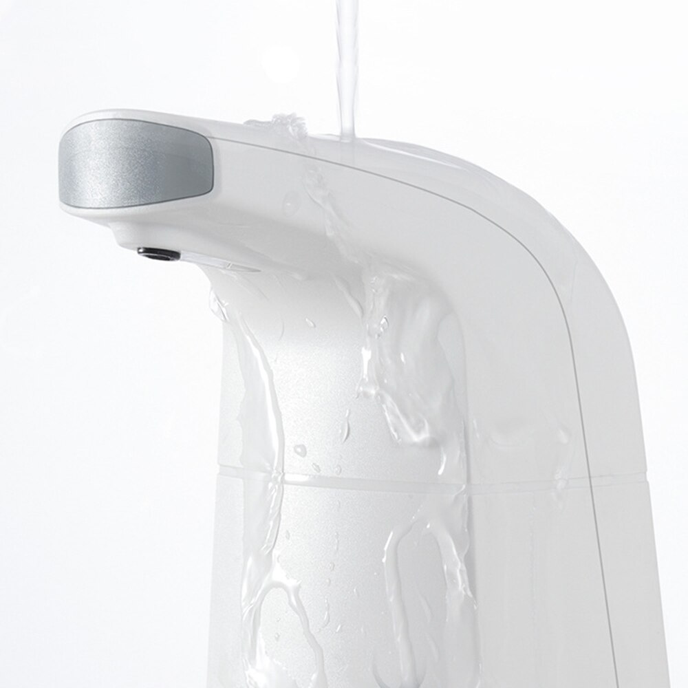 Dispensador de jabón de espuma portátil automático con sensor infrarrojo de 310ml para el baño de cocina dispensador de jabón líquido sin ruido desinfectante de manos
