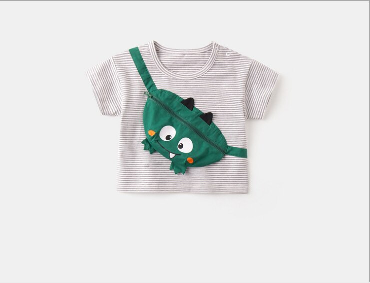 Hoge Quanlity Zomer Kids Meisjes Jongens T-shirt Korte Mouwen Baby Meisjes Jongens T-shirts Katoen Kinderen O-hals Tee Tops Kleding: Gray / 73