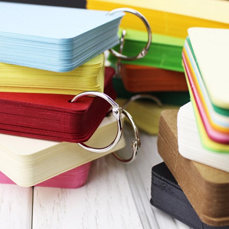 10pcs Metal Binder Ring Loose Leaf Book Binder Hoop Ring Multifunctional Keychain Circle Book Binder Hoop Office Binding Supply