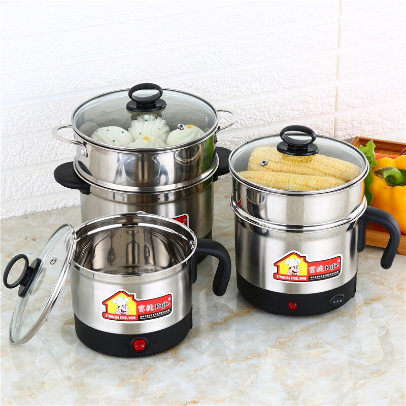 Noodle Fast Cooker Electric Cup Mini Travel Cup Stainless Steel Cup Multi-function Student Low-Power Boiling Noodle Pot