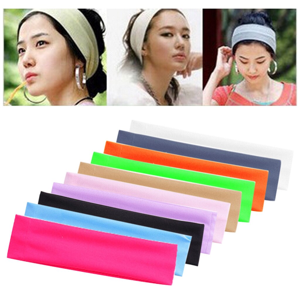 1 Pc Della Fascia Del Cotone Sudore Fasce Della Fascia di Yoga in Palestra Stretch Head Band Sport Elasticità Sudore Fasce per Sicurezza E Prevenzione Nello Sport X #4