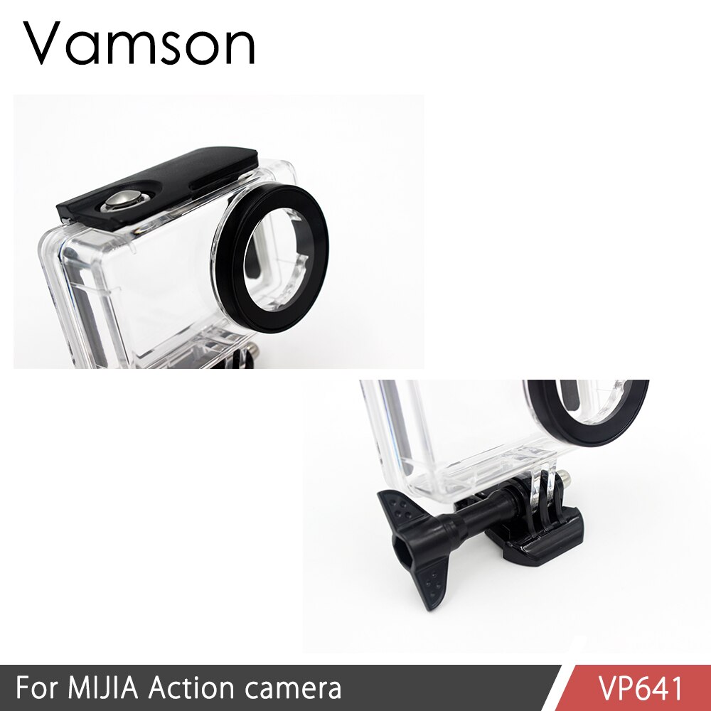 Vamson for Xiaomi mijia Accessories 45m Waterproof Housing Underwater Diving Case for MI jia 4K VP641