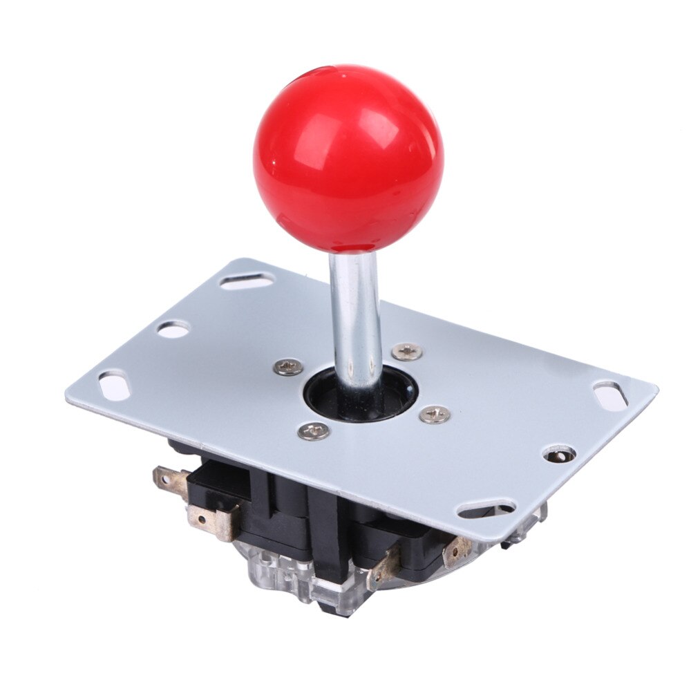 Top Classic 4/8 way Arcade Game Joystick Ball Joy Stick Red Ball Replacement Uses For 4 microswitches to detect on/off position