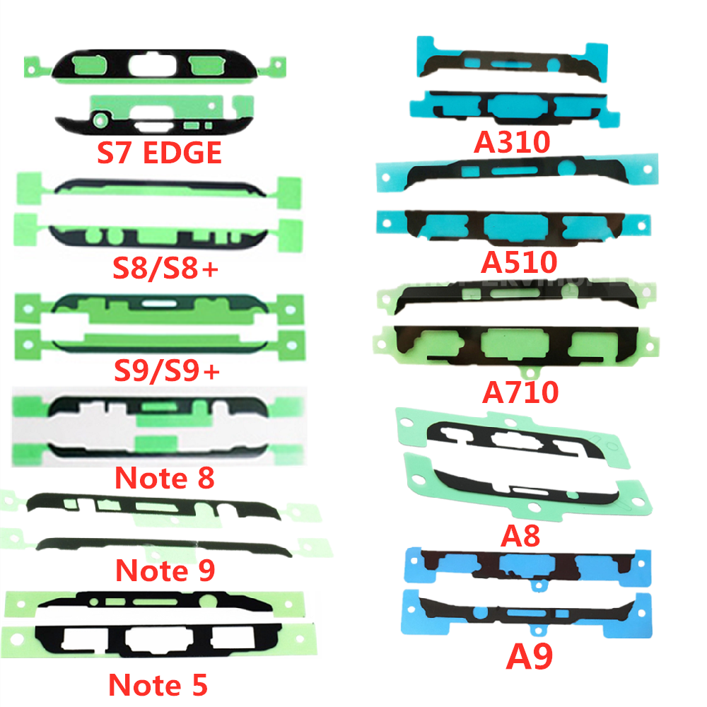 100SETS Pre-cut Frame Adhesive Tape for Samsung Galaxy A3 A5 A7 A8 A800 A9 S7 EDGE S8 S9 PLUS NOTE 5 8 9 10 Double-sided