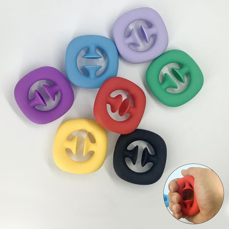 Fidget Speelgoed Anti Stress Vinger Hand Grip Stress Reliever Fidget Speelgoed Volwassen Kind Eenvoudige Kuiltje Stress Speelgoed Decompressie Pop Het