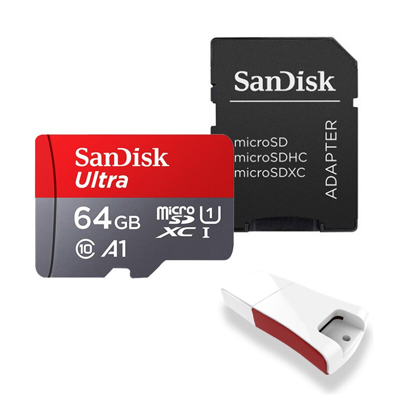 Sandisk Ultra Memory Card 32 64 128 gb Micro SD Card SD/TF Flash Card Micro SD 128GB 32GB 64GB 256GB 16G 400GB microSD for Phone: QUNC-064G-KT2-CA1001