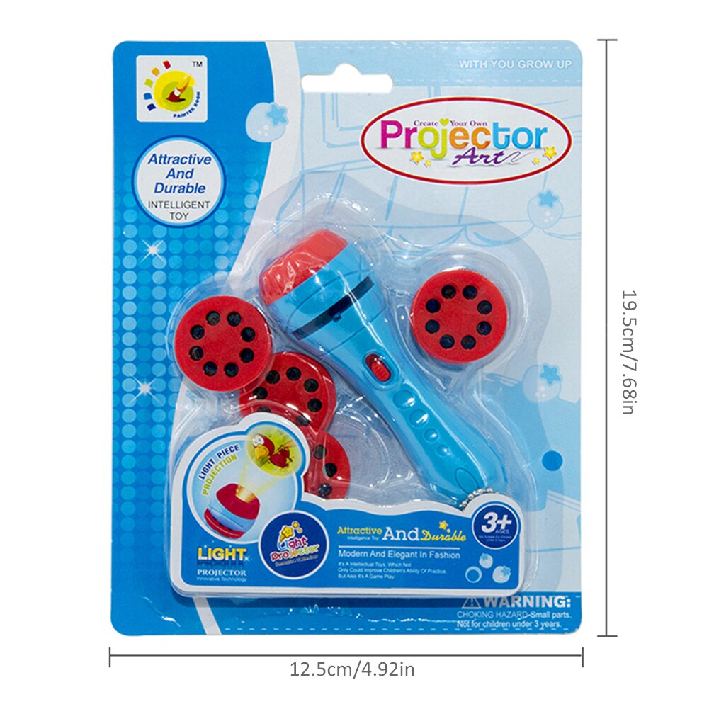 Projectie Zaklamp Kinderen Projector Licht Childrens Verlichting Cognitieve Projector Slide Projector Apparaat Slaap Speelgoed