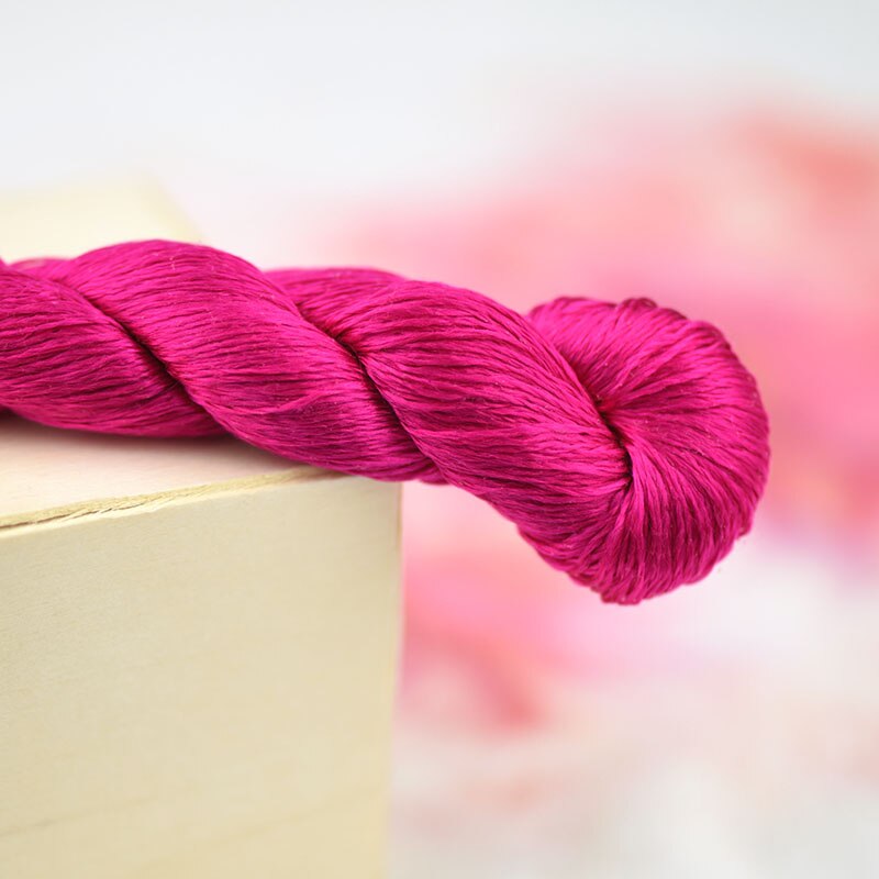 Hilo de seda para bordar, 100% seda, bordado a mano, punto de cruz, serie rosa, 8 colores degradados: 7