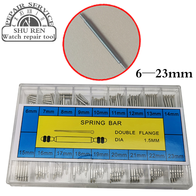 Ur tilbehør ， ur dele kit, rustfrit stål fjeder pin, rustfrit stål ur forbinder pin, ur fjeder bar