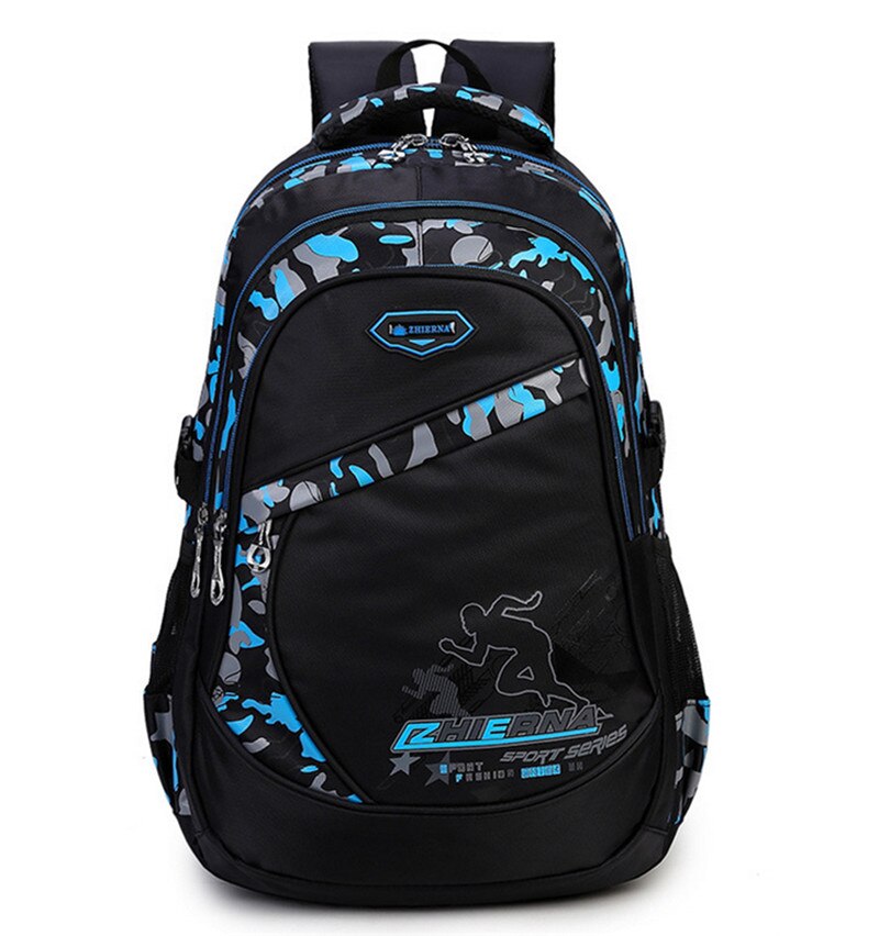 Mochila de para ordenador portátil, bolsas de viaje para hombres, , mochila escolar negra de nailon resistente al agua multifunción para adolescentes: blue