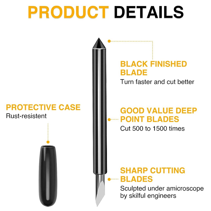 Deep Cut Blade And Housing For Cricut Maker, Deep Point Blade For Maker 3/Maker/Explore 3/Air 2/Air/One Cutting Machine