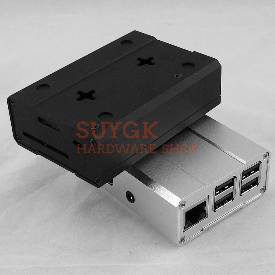 Aluminium Fall Metall für Raspberry PI 3 modell B + plus Raspberry PI 2 B Metall Box Aluminium Box Abdeckung shell Gehäuse Gehäuse