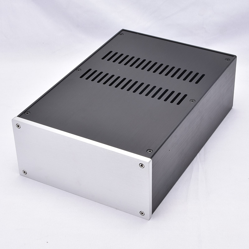 KYYSLB DIY box 220*100*311MM amplifier case Home audio all aluminum power amplifier chassis JC2210 amp power supply chassis