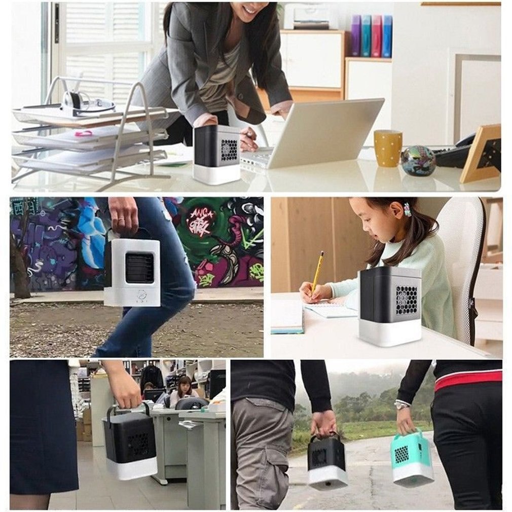 Portable Mini Air Conditioner Cool Cooling For Bedroom Air Cooler Fan Conditioner Humidifier Air Purifier