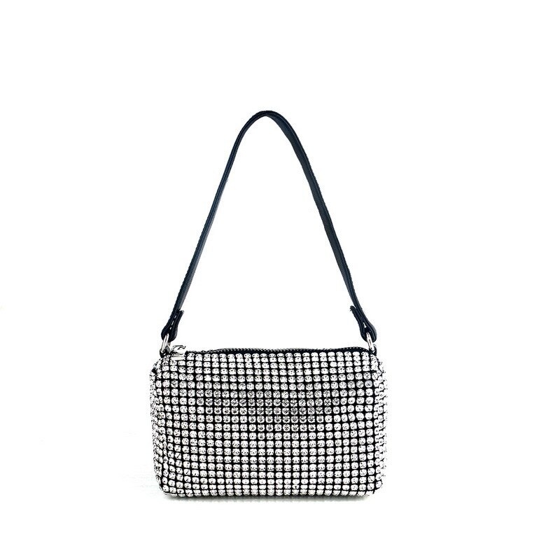 shining Dinner bag European banquet rhinestone women bag ladies evening purse 01-SB-szomyh: Default Title