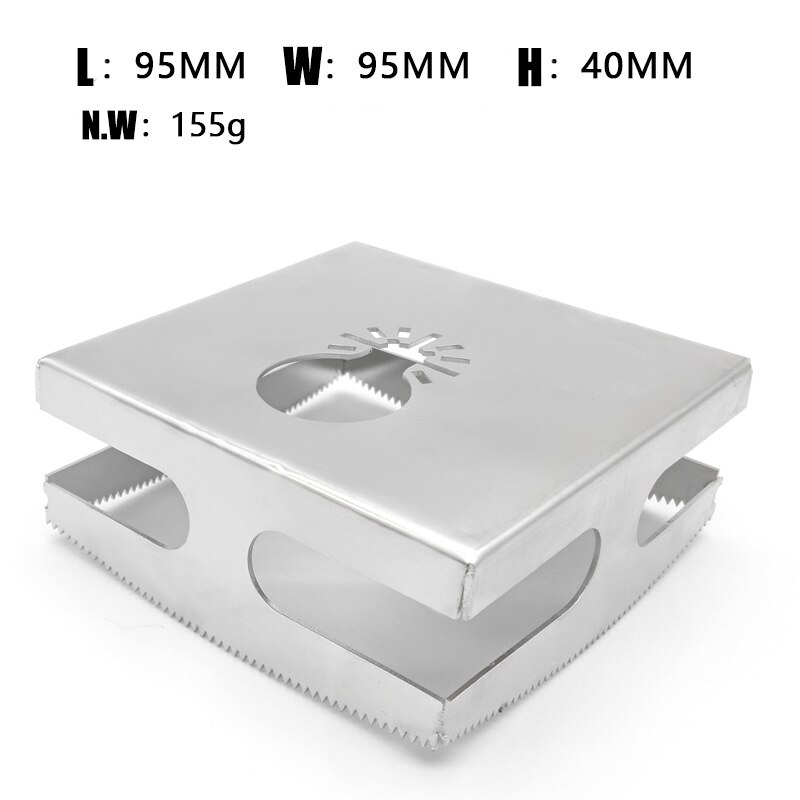 Square Slot Cutter Square Milling Cutter Carving for Drywall Holes Opener Rectangle/Square Sloting Tools Woodworking Accessories