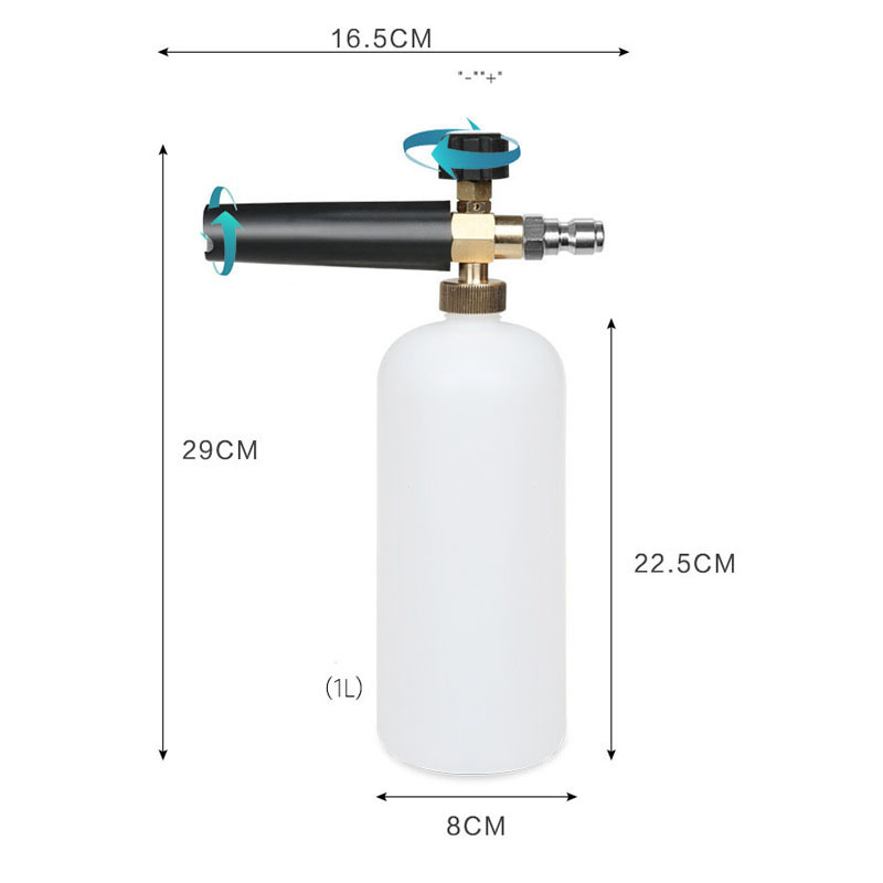 Snow Foam Lance For Nilfisk Rounded Fitting for Nilfisk Gerni Stihle Soap Foamer Maker Cleaning Jet Sprayer Copper Nozzle