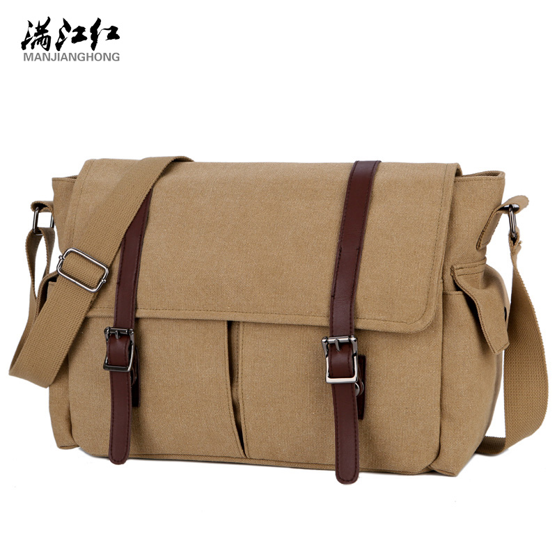 Herre dokumentmappe lærred messanger taske mand bolsos para hombres kontortasker til arbejde taske main homme mænd business crossbody tasker