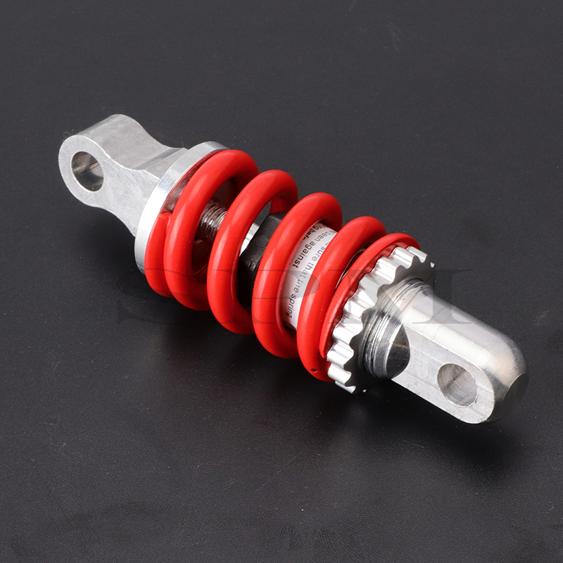 Amortiguador Universal de 105MM, suspensión trasera de 6mm, resorte para patinete eléctrico, Go kart, Dirt Pocket Bike, accesorios para motocicleta: green