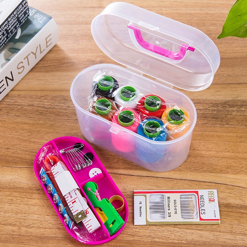 10 Piece Set。Household portable sewing box, sewing bag, hand sewing sewing suit