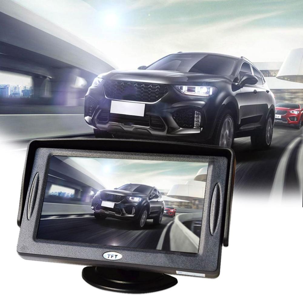 Auto Anzeige 4,3 Zoll Tft Digital Lcd Bildschirm Kleine Tv Zwei-Weg Av Eingang Priorität Zwei-weg Video Eingang