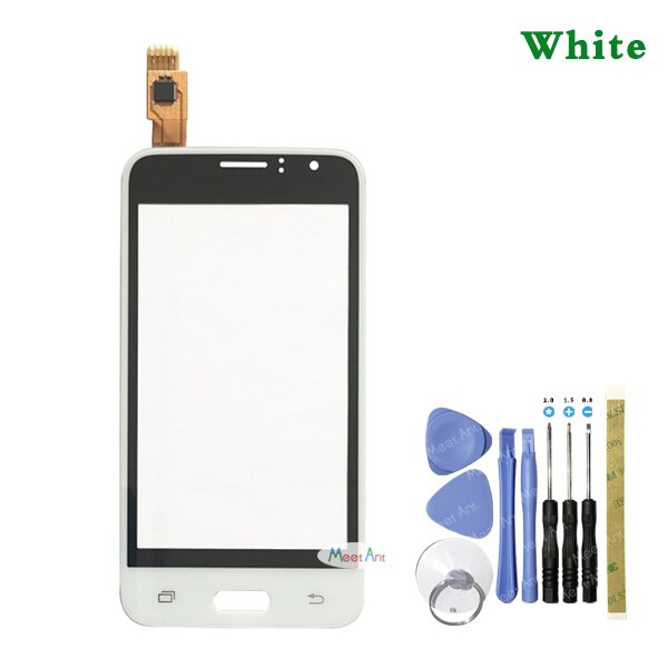 4.5&#39;&#39; For Samsung Galaxy J1 J120F J120 Touch Screen Digitizer Sensor Outer Front Glass Lens Panel: white With Tool