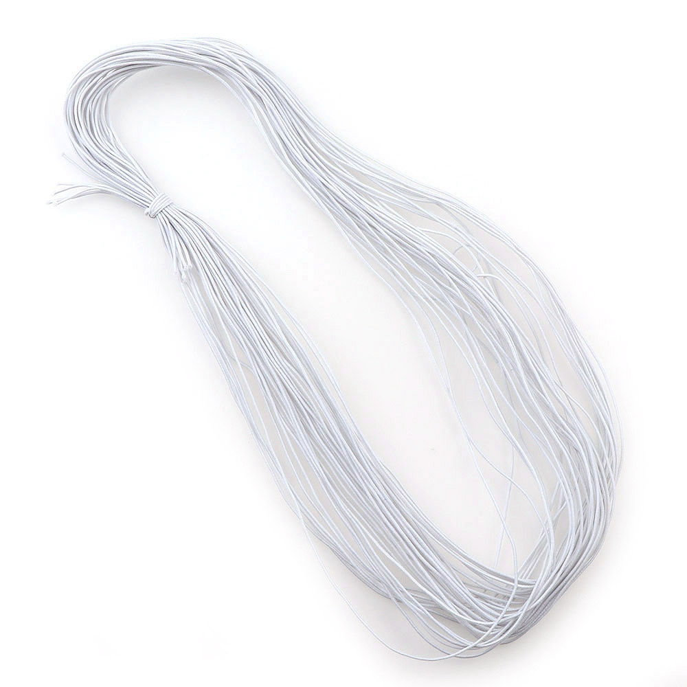 Corde élastique pour noyau élastique | 20 m/ensemble de 14 couleurs, 0.8mm ligne caoutchouc élastique, cordon de perles en Nylon, bracelet à bricoler, collier bijoux couture, accessoires de couture: DK1277-12