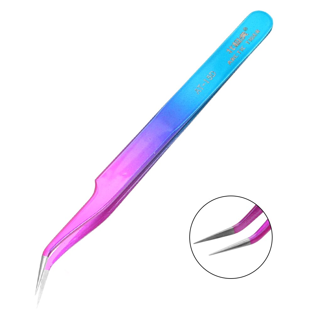 Stainless Forceps Anti-static Curved Straight Tip Curved Straight Tip Precision Industrial Tweezers