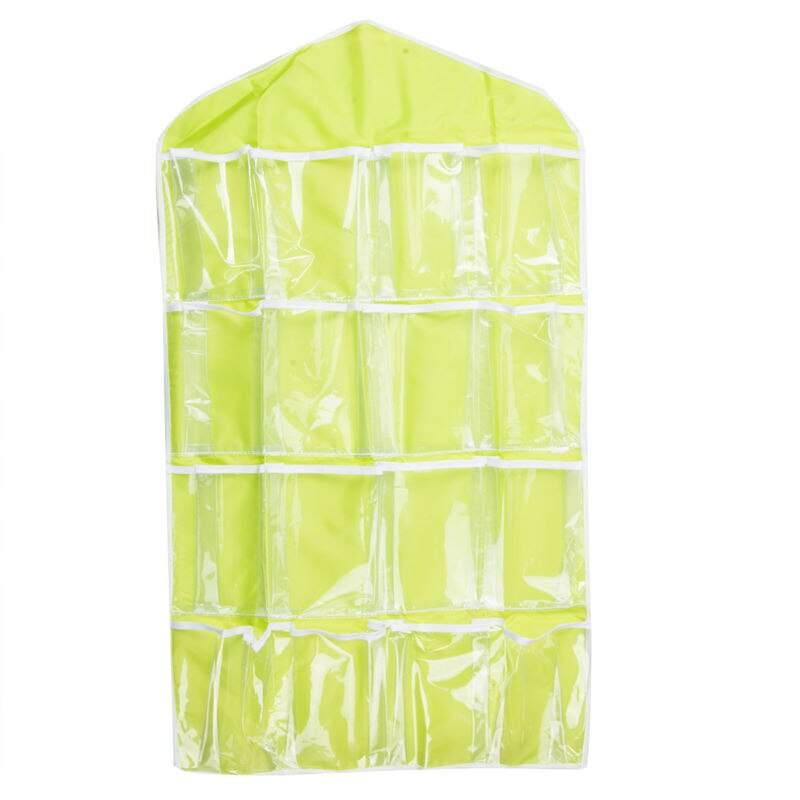 Rack Storage Closet Wardrobe Hanging Shelf Organizer 16 Pockets for Clothes Sock Hanging Organizers: 03