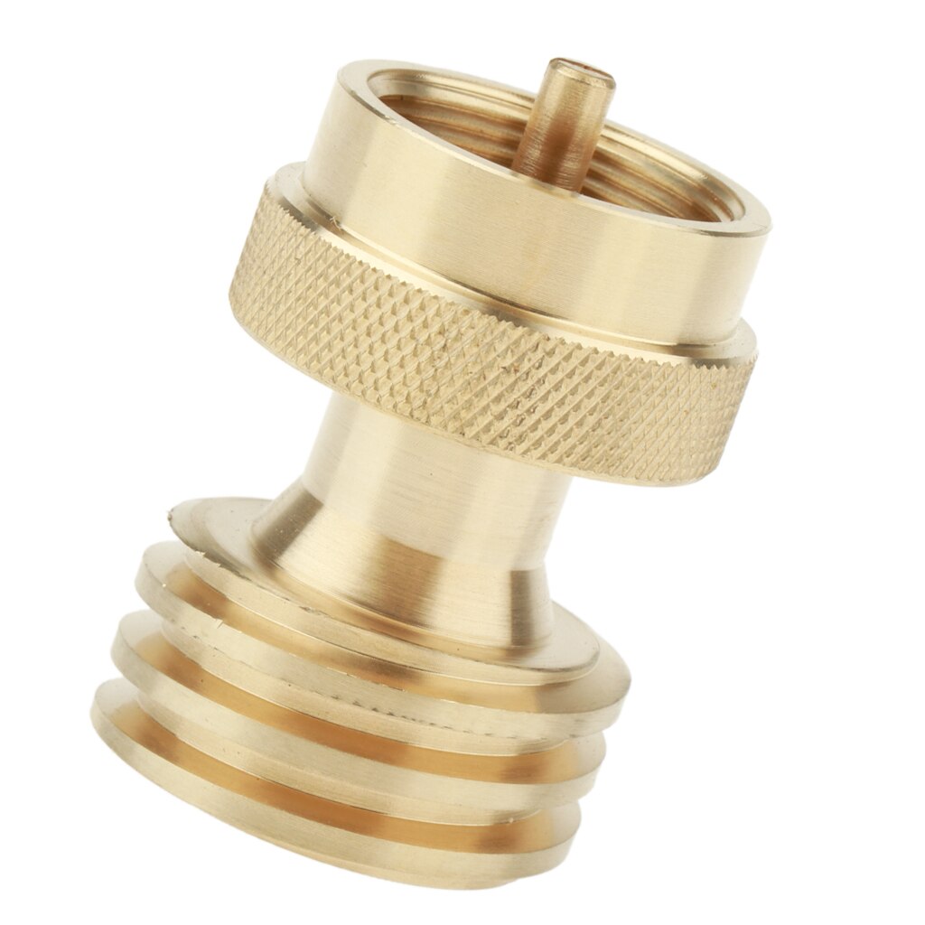 Universal Brass Gas Steel Bottle Propane Tank Adapter Converter Connector