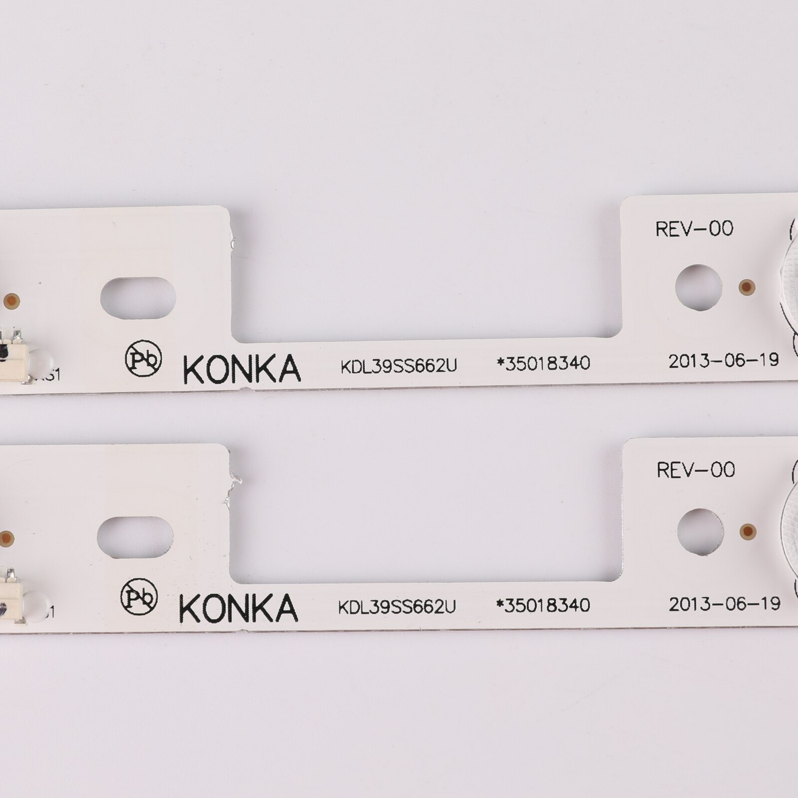 100 Stuks/partij Led Backlight Strip Voor Toshiba 40L2400 40L540040 40L2400U L2400U DL3944 DL4045 Licht Bars 327Mm 4Leds (1 Led 6V)