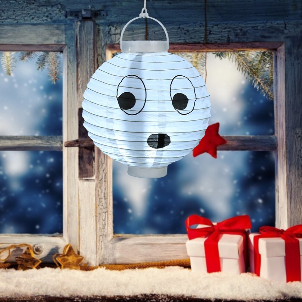 20cm nowa papierowa na Halloween dynia wisząca latarenka Eventy uroczystość przerażające akcesoria dekoracyjne DIY rękodzieło festiwal papier latarnia