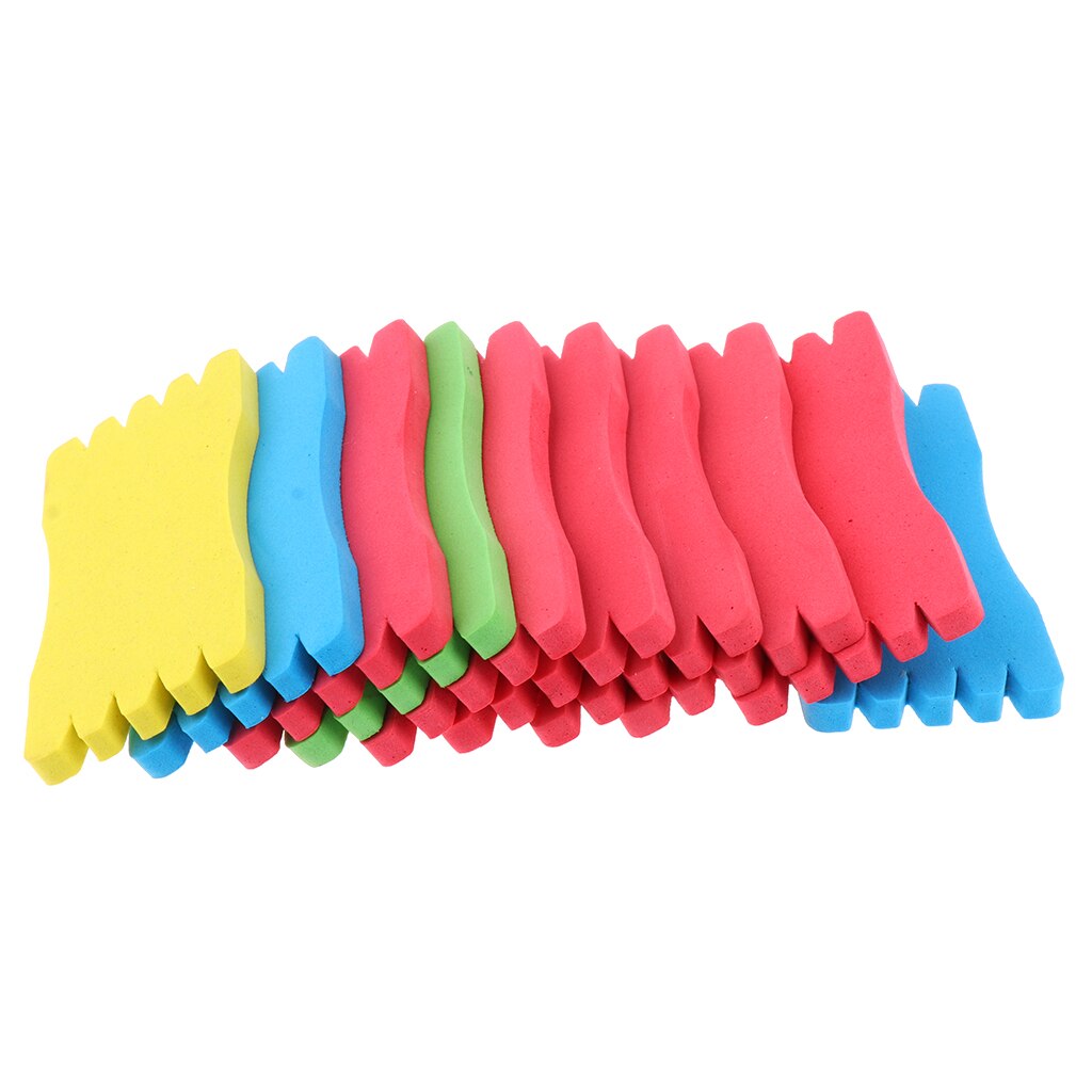 10Pcs Fishing Foam Line Board Hanging Board Fishing Rod Foam Wrapped Wire: 4x8